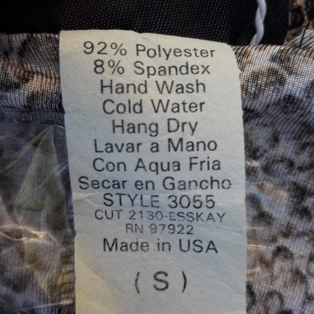 Expressa Usa Dress Python Lizard Print Short Slee… - image 5